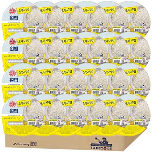 [블루존] 오뚜기 흰밥, 200g, 24개