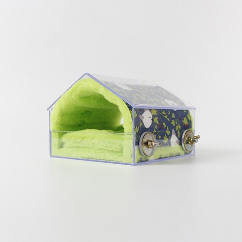 앵무새 침대 렉산 하우스 극세사 소형 포치 탈착식