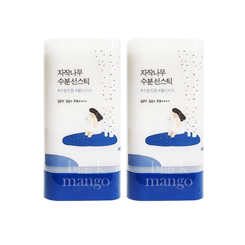 [라운드랩] 데일리케어 자작나무 수분 선스틱 19g (SPF 50+ PA++++), 2개