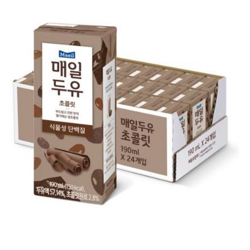 매일두유 초콜릿 190ml, 20개