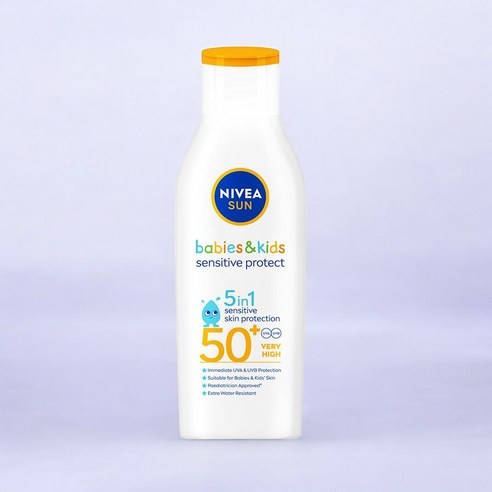 니베아 키즈 센서티브 프로텍트 앤 플레이 선 로션 SPF50+ PA++++, 2개, 200ml