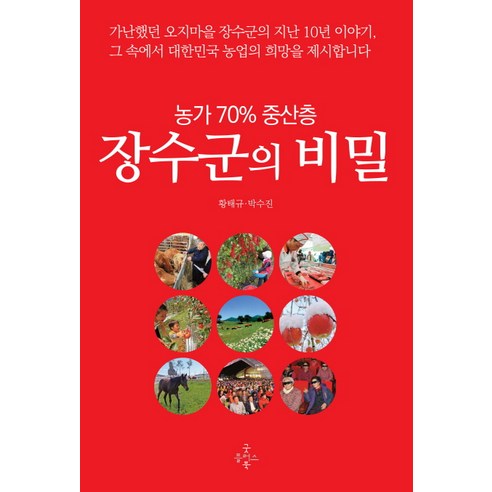 농가 70% 중산층장수군의 비밀, 굿플러스북, 황태규,박수진 공저 농대생이민재