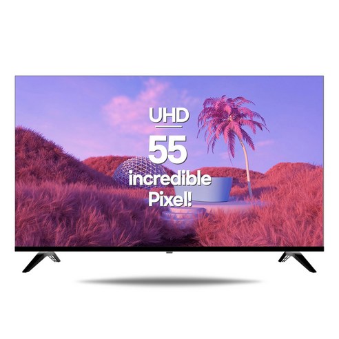 시티브 55인치 4K UHD TV 선명한 고화질 중소기업 티비, 벽걸이 상하 기사설치