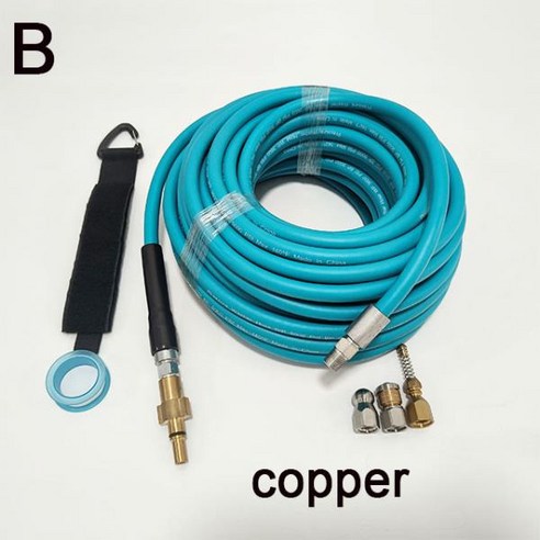 압력 와셔 호스 파이프라인 하수 준설 제트 보쉬 AR 마키타 미클린 맥앨리스터용 0.5 ~ 30m 배수구, 01 copper_08 23M_01 CHINA