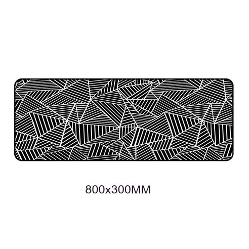 YJQ 대형 800x300 2/3mm 게이머 데스크 패드 노트북 마우스 매트 게임용 마우스 패드 XL 마우스 패드 PC 컴퓨터 키보드 데스크 매트 액세서리 카펫, DBX-007-80x30_3MM Thickness