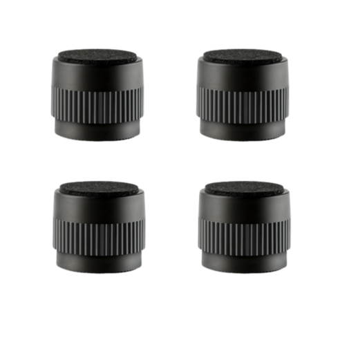 퓨어퍼스트 가구 다리높이조절 받침대 4개, 50mm, 블랙