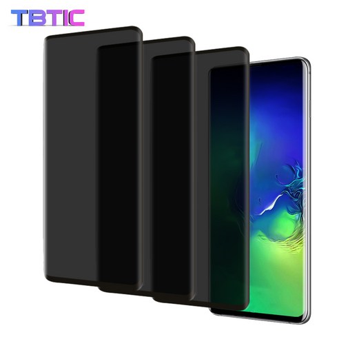 삼성 S20Plus S10Plus S21 S20Ultra S21Ultra Plus TBTIC 3pcs 화면 보호기에 대한 전체 개인 정보 보호 강화 유리, {"전화 모델":"S20Plus"}, {"유형":"엿보기 방지"}