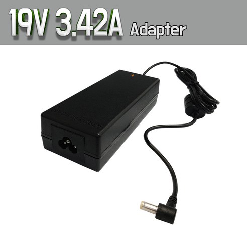 19V3.42A 필립스 LED 274E5Q모니터호환 국산 아답터, ADAPTER+파워코드 1.0M, 1개