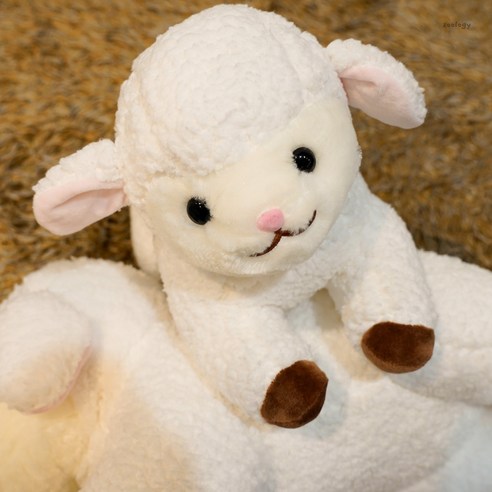 주올로지 짱귀여운양인형 보들보들 쿠션 동물애착인형, 퍼플, 40cm