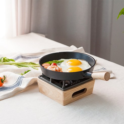 아카시아홈의 내구성 있고 다용적인 무쇠주물 원형 프라이팬