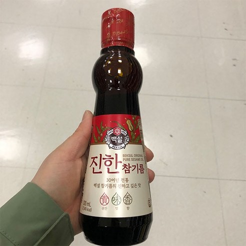 CJ 진한 참기름 320ML, 1개