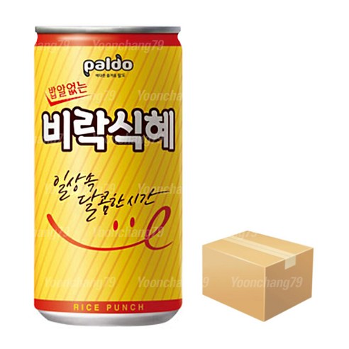 팔도 밥알없는 비락식혜 175ml 1박스(30캔) 전통음료, 30개