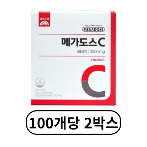 고려은단 메가도스C 비타민C 3000mg, 6g, 300개