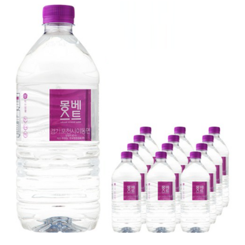 몽베스트 생수, 1L, 90개
