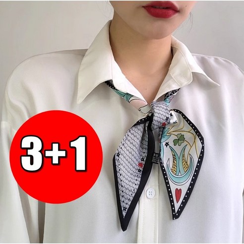 3+1 데일리 여성스카프 타로 포춘 쁘띠스카프 방도