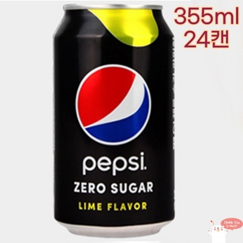 펩시콜라 x24캔 롯데 라임 제로슈거 355ml, 24개 제로콜라 Best Top5