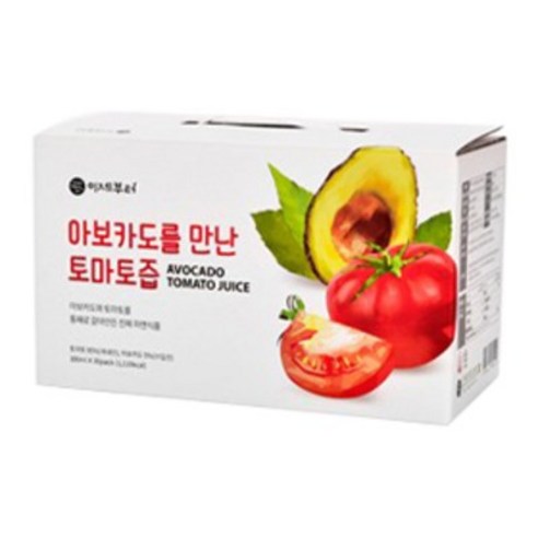이제부터 아보카도를 만난 토마토즙 과채주스 원액 30포, 100ml x 15+15(총30포)