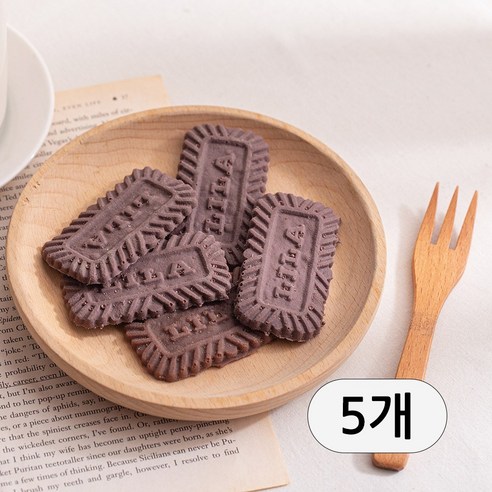 [데코봉봉] 직사각 초코 쿠키 모형 5개