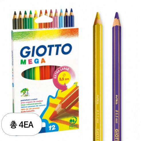 GIOTTO MEGA, 12색, 4개