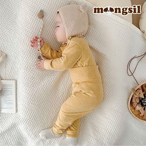 몽실이 곰패치 배앓이방지 실내복
