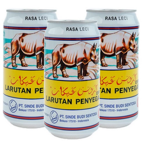 Larutan penyegar 320ml 라루딴 쁘녜가르 리치향 음료