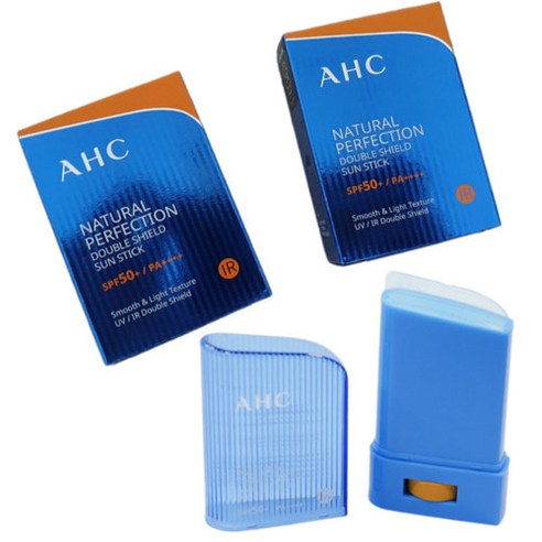 AHC 내추럴 퍼펙션 더블쉴드 선스틱 SPF50+ 22g 2개PBZ, 2개