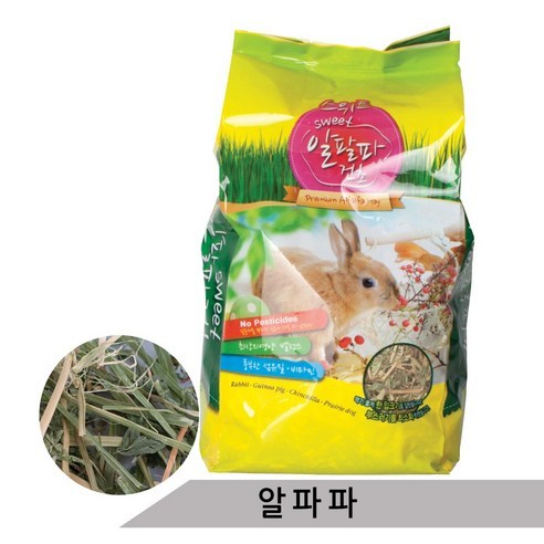 스위트 알팔파 건초 500g 토끼건초 애완토끼밥 알파파, 1개