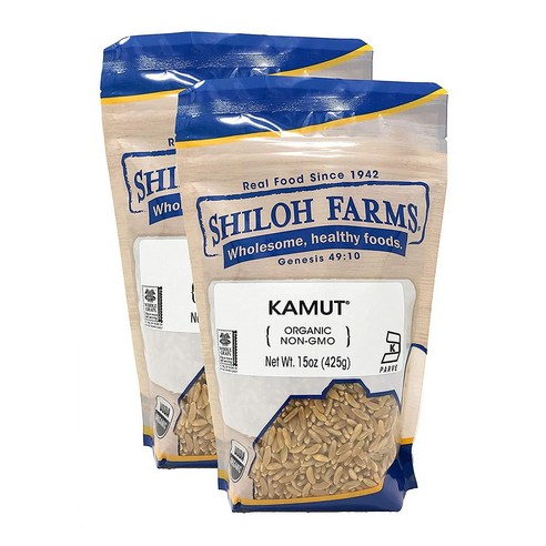 Shiloh Farms 샤일로팜스 카무트 쌀 호라산밀 KAMUT Grain 425g 2개, 2팩