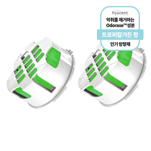 하이센트 리필 카트리지, 2개, 35g, 트로피칼 가든