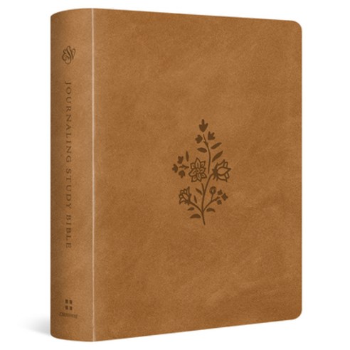 (영문도서) ESV Journaling Study Bible (Trutone Over Board Nubuck Caramel) Imitation Leather, Crossway, English, 9781433592515