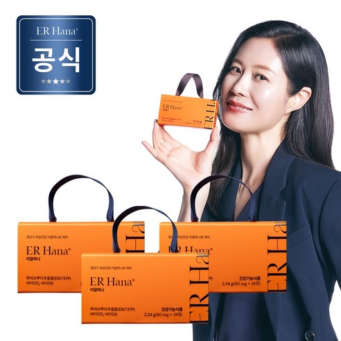 이알하나 ERr731 여성 갱년기 영양제, 3개, 28정
