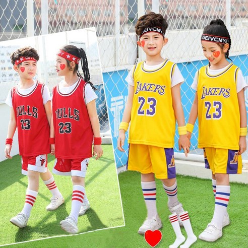 아동 남녀 농구복 세트 – 반티 & 나시 & 운동복 & 트레이닝 유니폼 
유아동패션