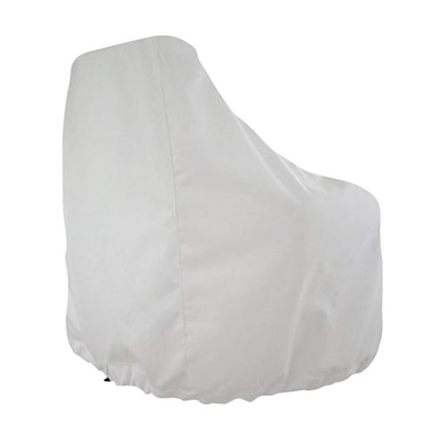 Ursmart 야외 요트 보트 시트 커버 방수 날씨 저항하는 낚시 의자 보호대 투구 가구 의자 커버 탄성 고정, 폴리에스터, 하얀색
