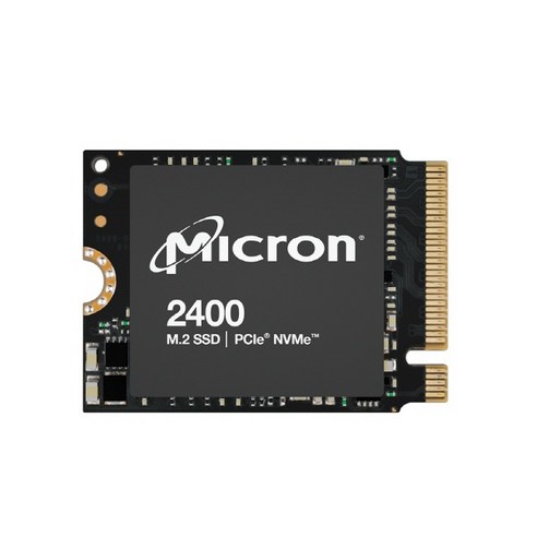 [공식 대리점] 마이크론 2400 M.2 2230 NVMe (512GB) /AS 3년/ 스팀덱 SSD/서피스/로그엘라이 SSD/ROG ALLY/R/SSD/국내 판매 정품, 마이크론 2400 M.2 2230 NVMe 대원씨티에스 (512GB), 512GB