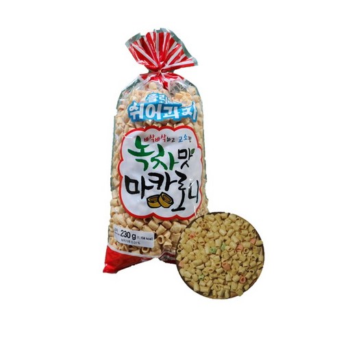 마카로니 녹차맛마카로니 안주 간식, 4개, 230g