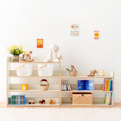 심플룸 라디 전면 책장 교구장: 아기와 유아를 위한 실용적인 선택 심플룸