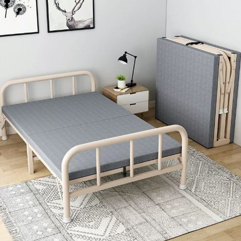 좁은 공간, 하루꿈 철제 접이식 침대로 넓게 쓰자!