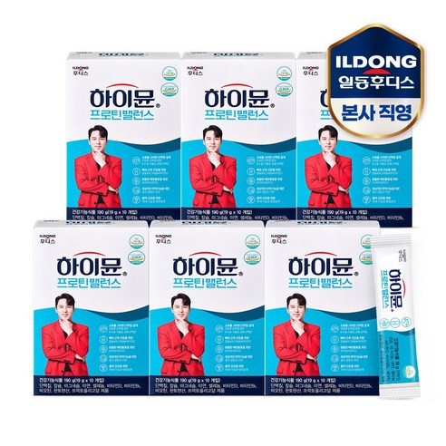 하이뮨 프로틴 밸런스 스틱, 190g, 6개