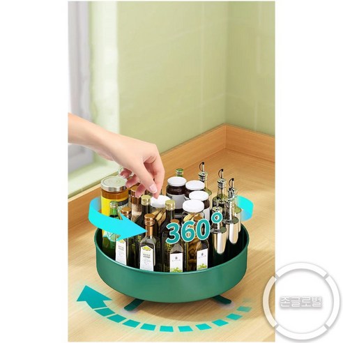 회전 선반 하나로 주방을 예술로!