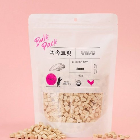 촉촉트릿 초미니트릿 고양이 동결건조 간식, 닭, 160g, 1개