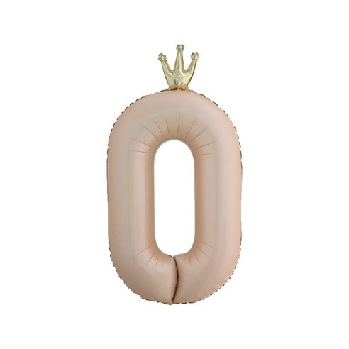 연지마켓 숫자 은박 풍선 대형, 베이지 0