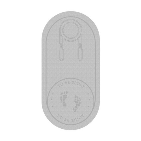 점프 건너 뛰는 매트 방음 고밀도 야외 실내 홈 요가 필라테스 두꺼운 패드, 1400x660x6mm 그레이, {"수건소재":"TPE."}