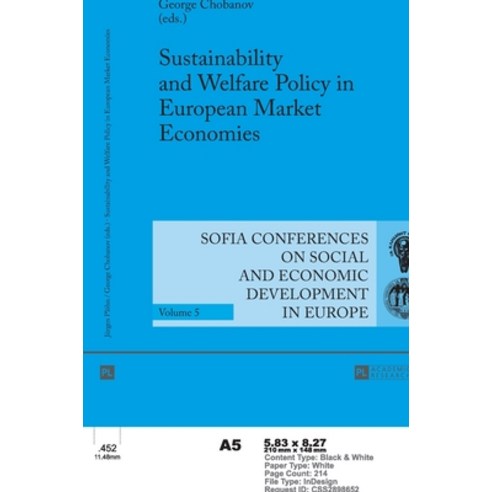 Sustainability and Welfare Policy in European Market Economies Hardcover, Peter Lang D, English, 9783631660744