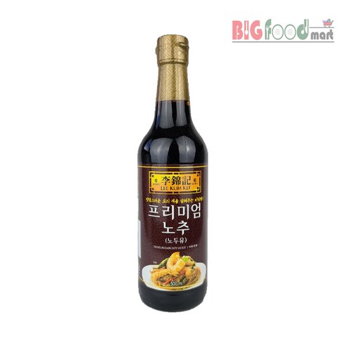 오뚜기 이금기 프리미엄 노추 노두유 500ml 중화간장, 1개 
장/소스/드레싱/식초