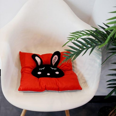 열방석 전기 매트 안전한 USB 온열 의자 캐릭터 방석, 피그