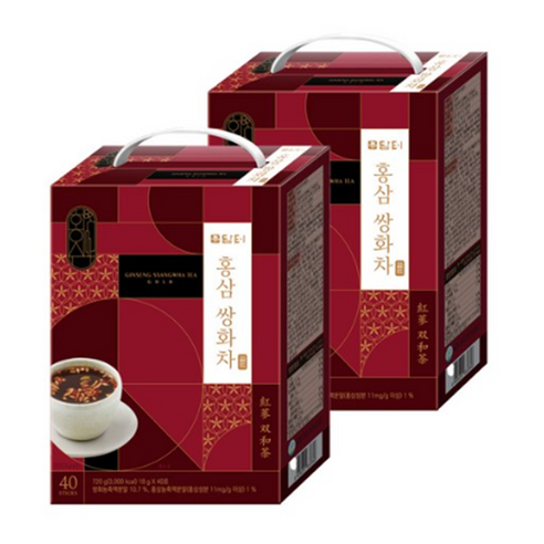 담터 홍삼 쌍화차, 18g, 40개입, 2개