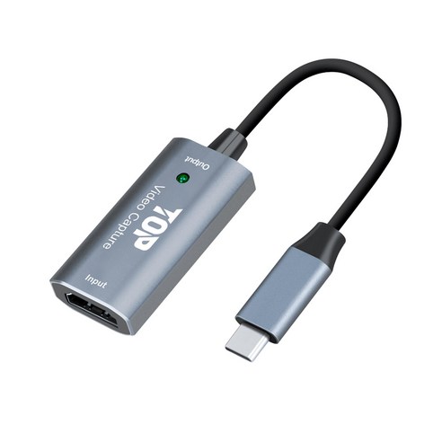 에이치디탑 USB3.0 TO HDMI 4K 60Hz 영상편집 캡쳐보드 15CM, HT-3C010 (C타입), 1개