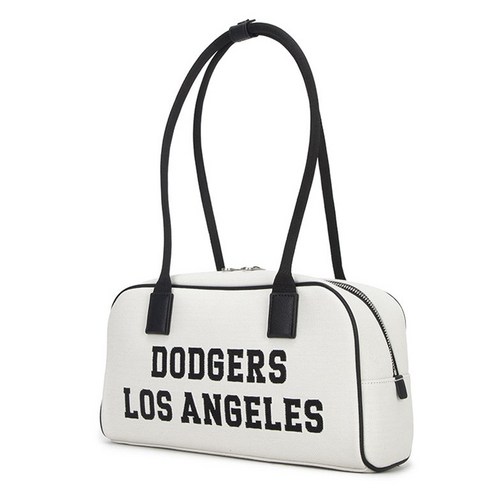 MLB 남녀공용 로스앤젤레스 다저스 숄더백 3ABQL014N-07CRM, 헴프 크림