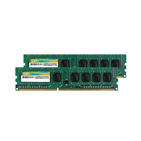 SP Silicon Power 실리콘 파워 DDR3 16GB 2 x 8GB 1600MHz PC3 12800 240핀 CL11 1.35V / 1.5V 언버퍼 UDIMM PC 컴퓨터, 16GB (2x8GB)_Desktop ddr44gb-ddr3 Best Top5