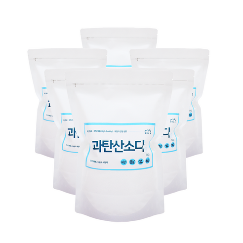 블레싱홈 과탄산소다 5kg 국산 코팅 최상원료 산소 표백, 1개